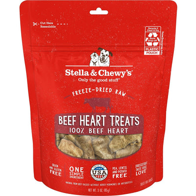 Beef Heart Freeze-Dried Raw Dog Treats. 80 g.