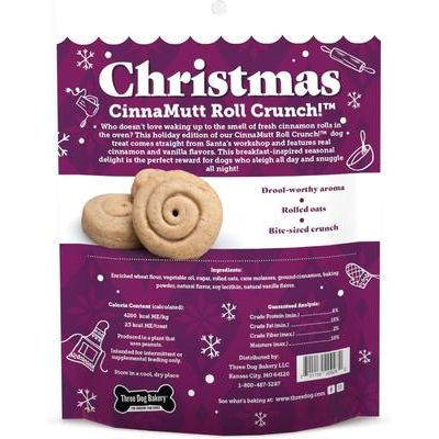 Panadería para perros Cinnamutt Roll Crunch, bolsa de 5 oz