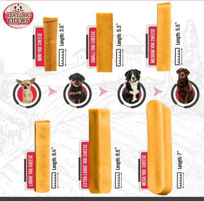 Yak Chews - Golosinas masticables del Himalaya para perros pequeños, 25 unidades