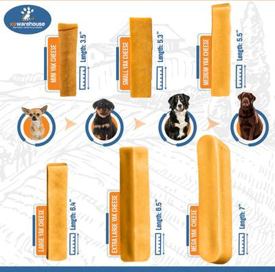 Golosinas masticables del Himalaya para perros Yak Chews Mega Yak, 25 unidades