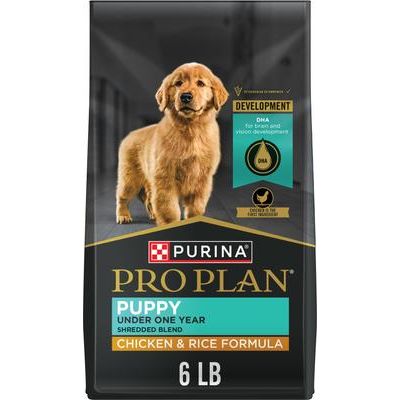 Alimento seco para perros Puppy Shredded Blend con pollo y arroz y probióticos, bolsa de 34 lb
