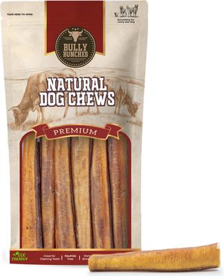12-inch Jumbo Bully Sticks Dog Treats, 10 count