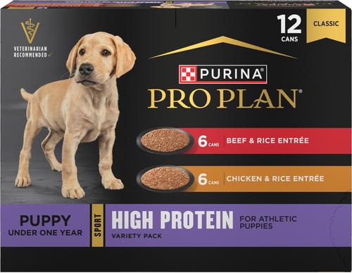 Sport Puppy High Protein Chicken & Rice Wet Dog Food, 13-oz can, case of 12