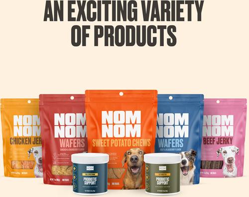 Beef Jerky Dog Treats, 4-oz pouch