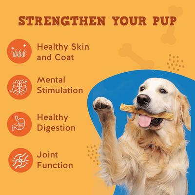 Tripe Twist - Masticable para perros de 6 pulgadas