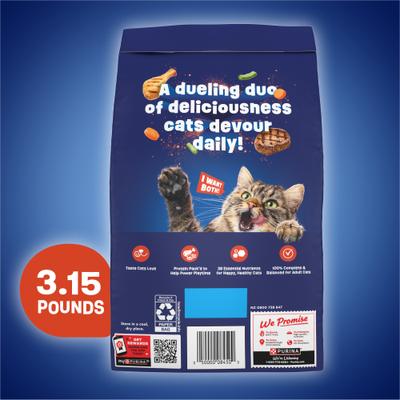 Alimento seco para gatos Tender & Crunchy Combo, bolsa de 3,15 lb