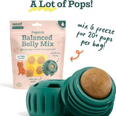 Golosinas para lamer Pupsicle Mix Pumpkin Balanced Belly para perros, bolsa de 5.5 oz
