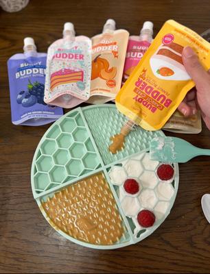 Buddy Budder Mix Flavor Squeeze Lickable Dog Treat, 4-oz pouch, 9 count