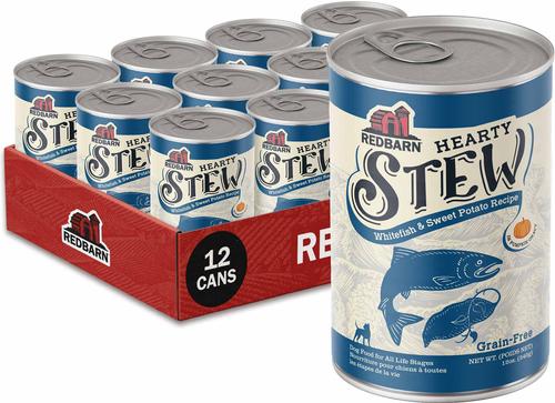 Grain-Free Lamb & Vegetable Stew Wet Dog Food, 12-oz can, case of 12
