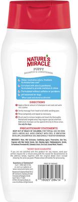 Champú y acondicionador natural para cachorros Supreme Odor Control, botella de 16 oz