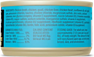 After Dark Chicken, Chicken Liver & Quail Grain-Free Shredded Wet Cat Food, 3-oz can, case of 12