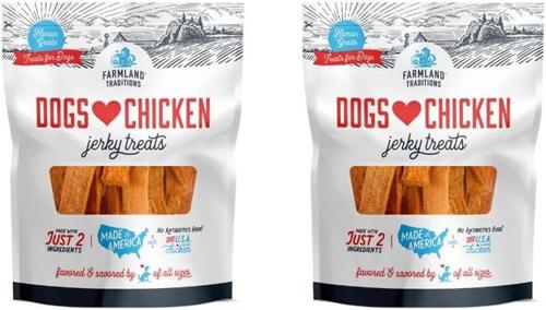 Dogs Love Chicken Human-Grade Jerky Dog Treats, 3-lb bag