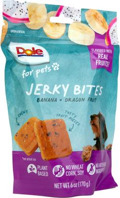 Plant Based Banana & Dragonfruit Dog Jerky Treats, 6-oz bag