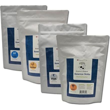 Alimento deshidratado para perros Homestyle PetMix Beef, cubo de 10 lb