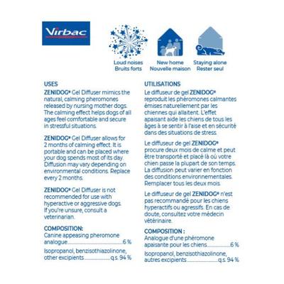 Zenidog Pheromone Calming Gel Diffuser for Dogs