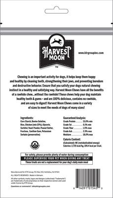 Hide Free 3.5-inch Peanut Butter Puffed Knotted Bone Dog Hard Chew Treats, 3 count