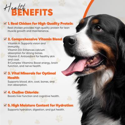 Chef Scoochies Recipe with Real Chicken in Savory Gravy Wet Dog Food, 14-oz can, case of 12