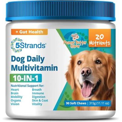 Peanut Butter Flavored Multivitamin for Dogs, 90-count