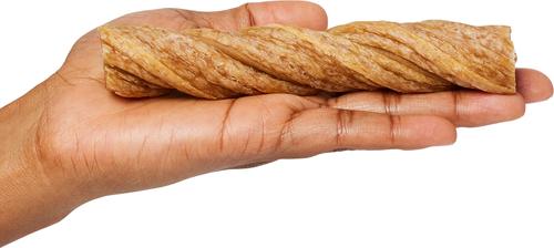 Hide Free 5-in Peanut Butter Puffed Twist Dog Treat, 5 count