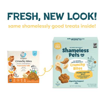 Galletas crujientes para perros con sabor a mantequilla de maní y yogur, caja de 12 oz