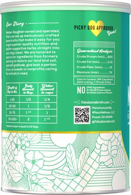Mobility Grass-Fed Beef Bone Broth Powdered Dog Food Topper, 7-oz jar