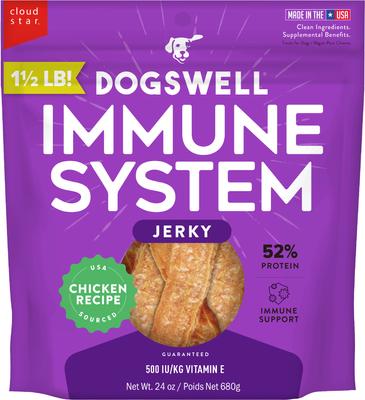 Immune System Jerky Duck Recipe Grain-Free Dog Treats, 20-oz bag