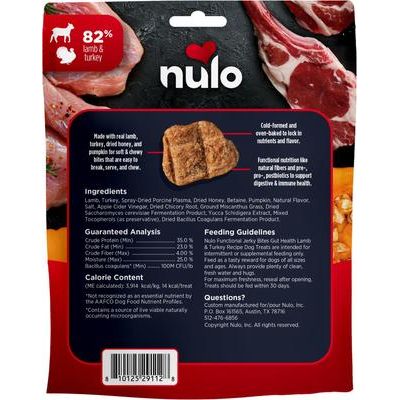 Premios para perros de carne seca de cordero y pavo Functional Gut Health, bolsa de 5 oz