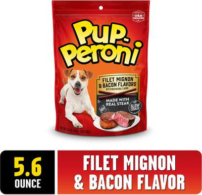 Filet Mignon & Bacon Flavors Dog Treats, 5.6-oz bag