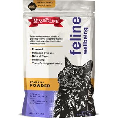 The Missing Link, Feline Wellbeing Supplement, superalimentos + omegas + probióticos, 170 g.