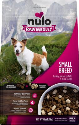 Raw Medley Turkey, Sweet Potato & Duck Small Breed Adult Dry Dog Food, 10-lb bag