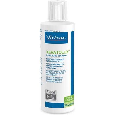 Champú medicado para perros KERATOLUX, 8 onzas líquidas