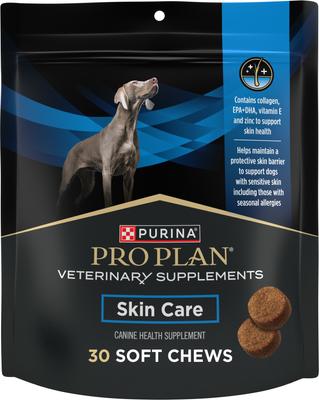 Skin Care Soft Chew Supplement for Dogs, 60 count