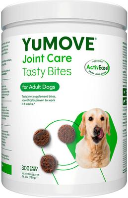 YuMOVE Mobility Hip & Joint Care - Suplemento con sabor a nogal para perros (150 unidades)