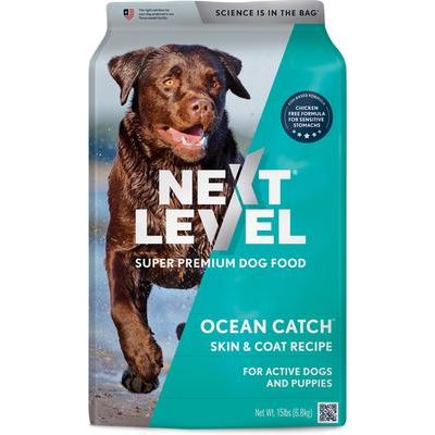 Alimento seco para perros adultos Ocean Catch sin gluten, mariscos y pescado, bolsa de 40 lb