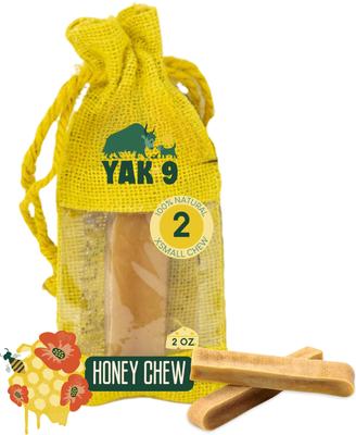 Honey Yak Chew Dog Treats, 4 count, Small