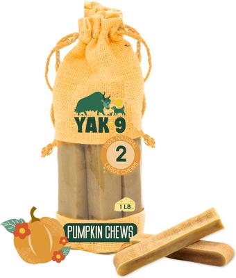 Pumpkin Yak Chew Dog Treat, Large, 1 count