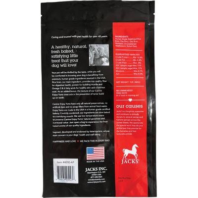 Golosinas para perros con sabor a manzana, bolsa de 1 lb