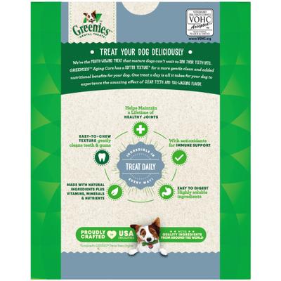 Golosinas dentales naturales para perros Aging Care Teenie, 96 unidades