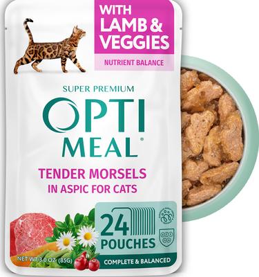 Tender Morsels with Beef & Rabbit In Savory Sauce Recipe Wet Cat Food, 3-oz pouch, case of 24
