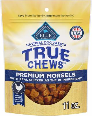 True Chews Premium Morsels Natural Grain-Free Steak Dog Treats, 10-oz bag