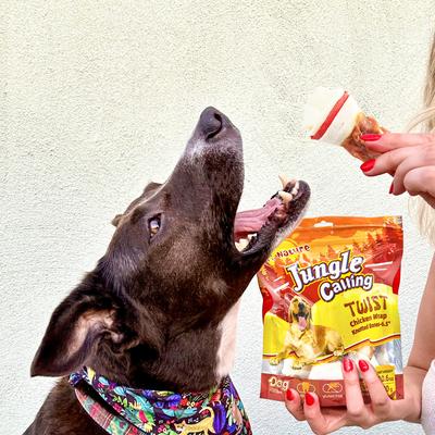 Chicken Wrap Knotted Bones Dog Treats, 10.6-oz bag