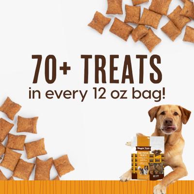 High Protein Chicken Pockets with Bone Marrow & Bone Broth Grain-Free Crunchy Dog Treats, 12-oz bag