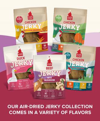 Beef Jerky with Mushroom Dog Treats, 16-oz bag