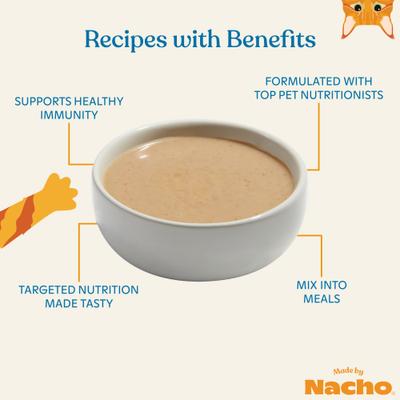 Bundle: Made by Nacho Bone & Joint Support Chicken Puree with Bone Broth + Digestive Support Chicken Puree with Bone Broth Wet Cat Food Topper
