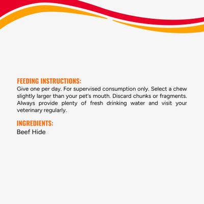 Rawhide 4-in Dog Chews, 5 count