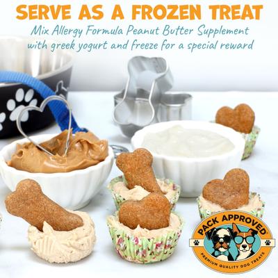 Peanut Butter Allergy Supplement with Colostrum for Dogs, 8.46-oz