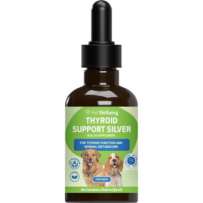 Thyroid Support SILVER Liquid Supplement for Dogs, sabor Tocino. 60 ml. - Pet Wellbeing
