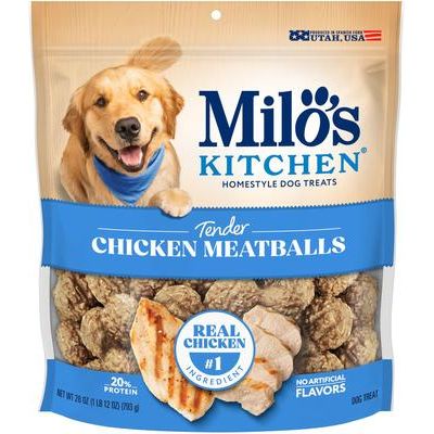 Chicken Meatballs Dog Treats, 18-oz bag