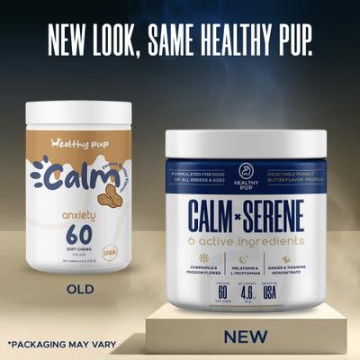 Combo Pack Anxiety Chicken Soft Chews Calming Supplement for Dogs, 120 count