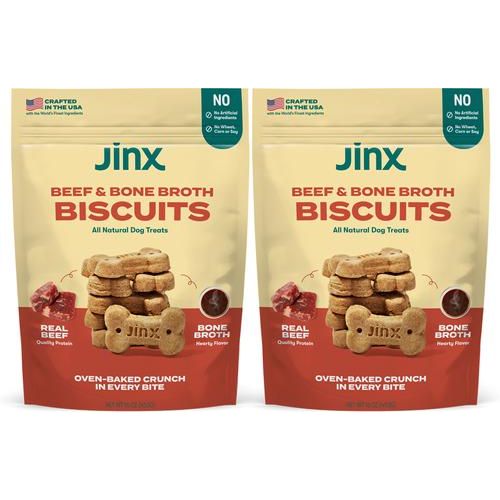 Galletas crujientes de caldo de pollo y hueso para perros, bolsa de 16 oz